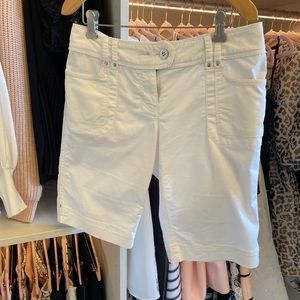 White long shorts. Size 2.